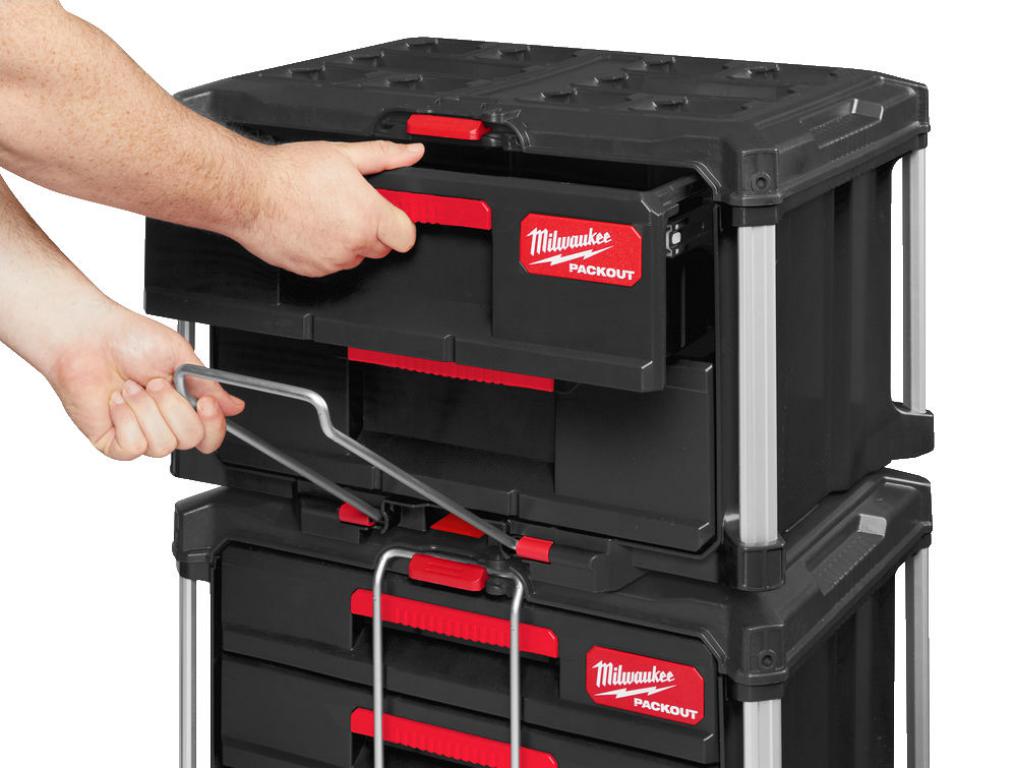 Milwaukee Cassettiera Portautensili 2 Cassetti Packout - immagine 3