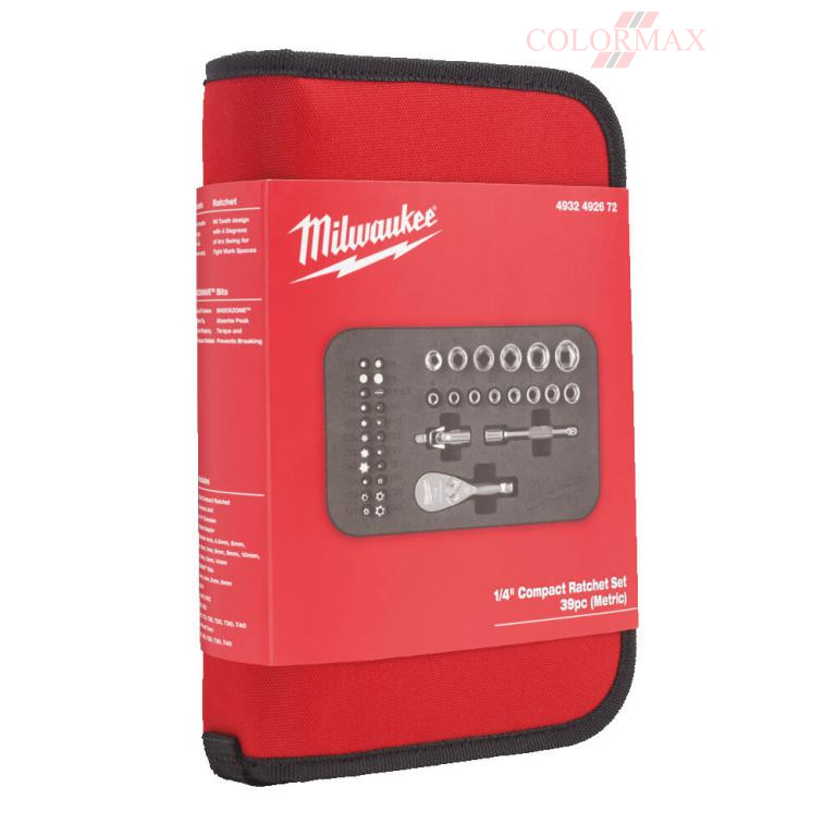 Set Inserti e Bussole da 1/4 Milwaukee 4932492672 - immagine 3
